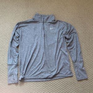 Nike purple/gray Quarter-Zip Top